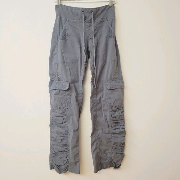 XCVI Pull-on Ruched Gray Size XS Women Pants - Picture 8 of 9